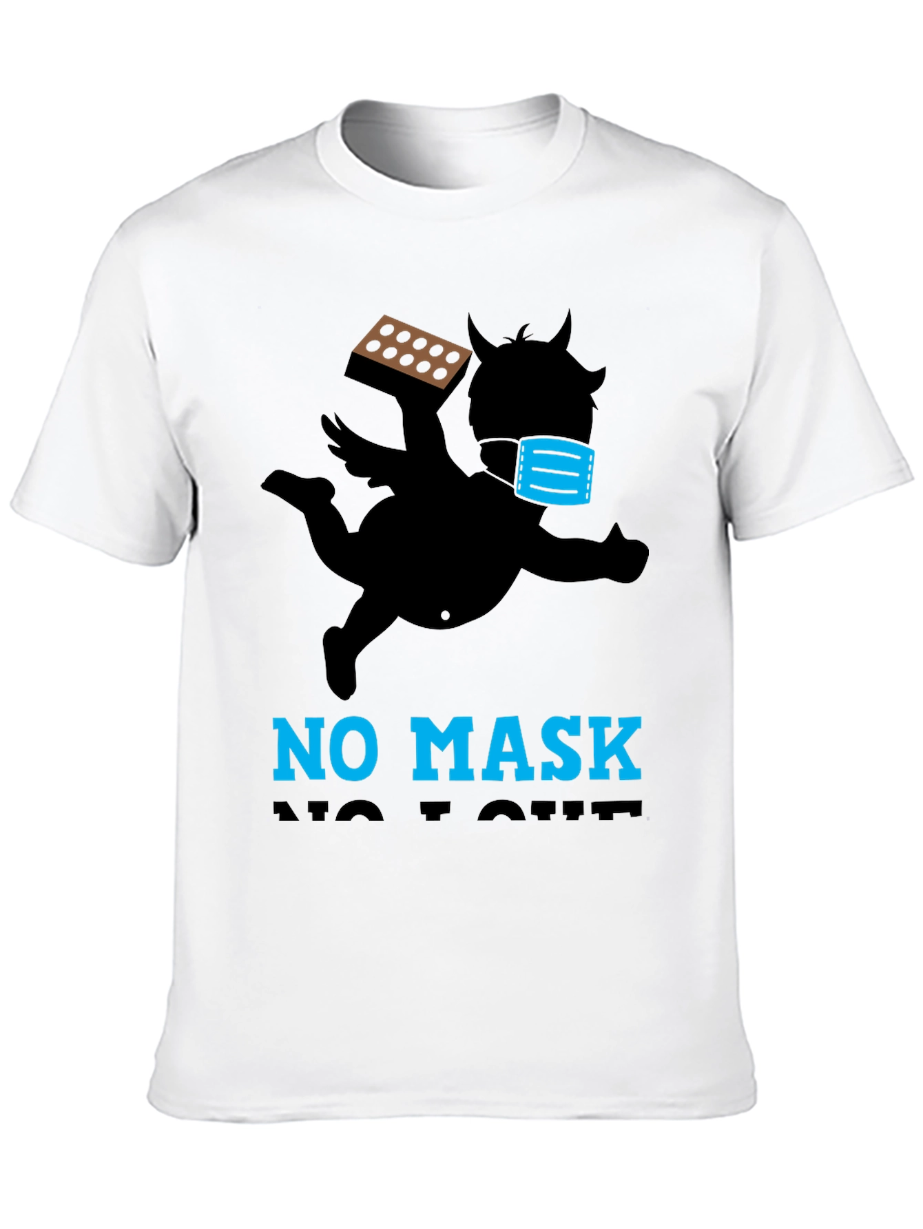 No Mask No Love T-Shirt: Anti-Valentines Day Tee