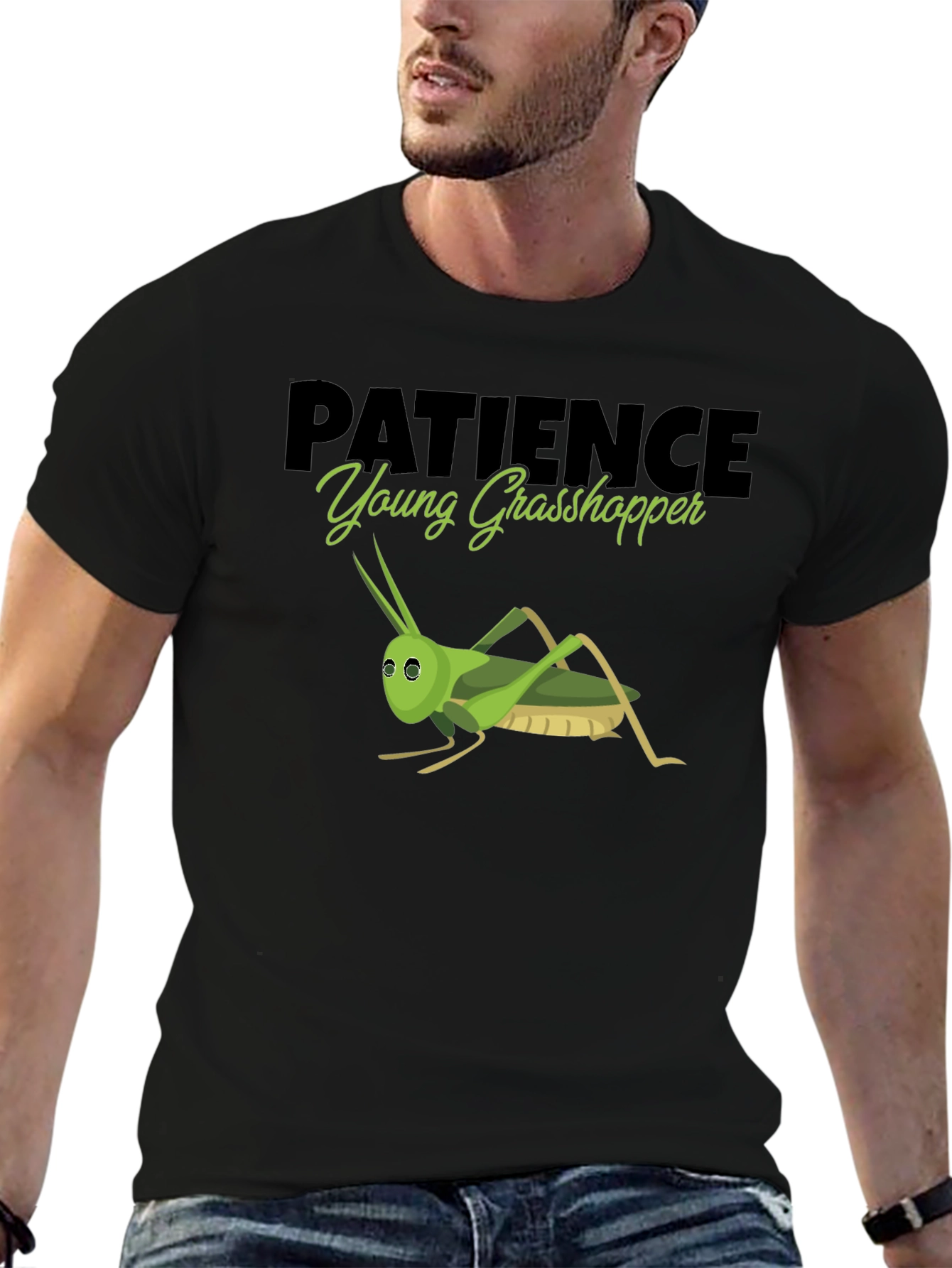 Patience Young Grasshopper Graphic T-Shirt