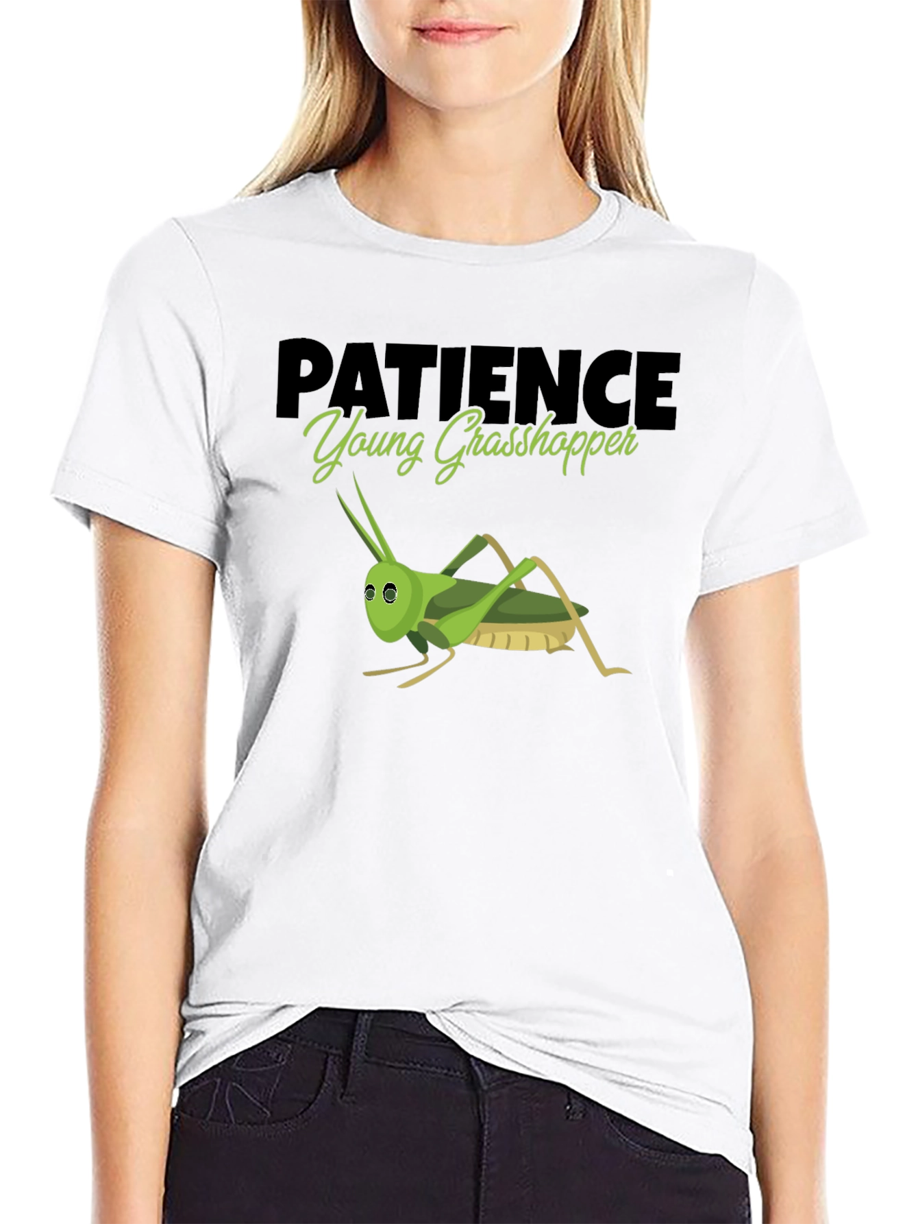 Patience Young Grasshopper Graphic T-Shirt