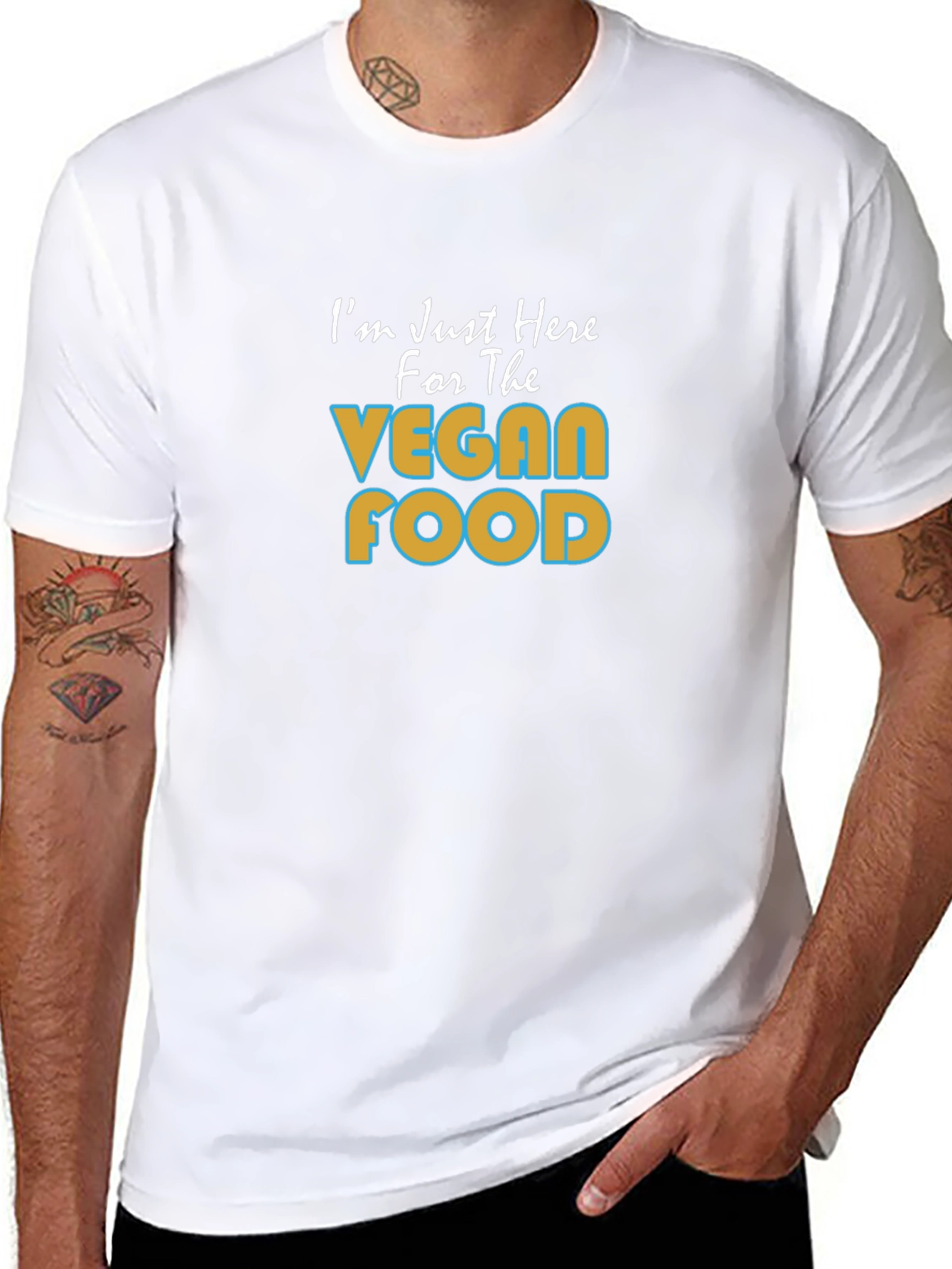 Vegan Food T-Shirt - Soft Cotton Blend