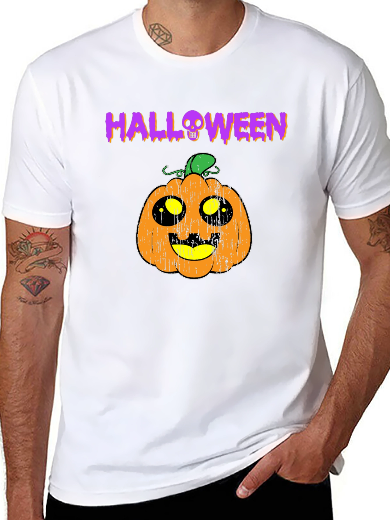Halloween Pumpkin T-Shirt - Spooky Season Tee