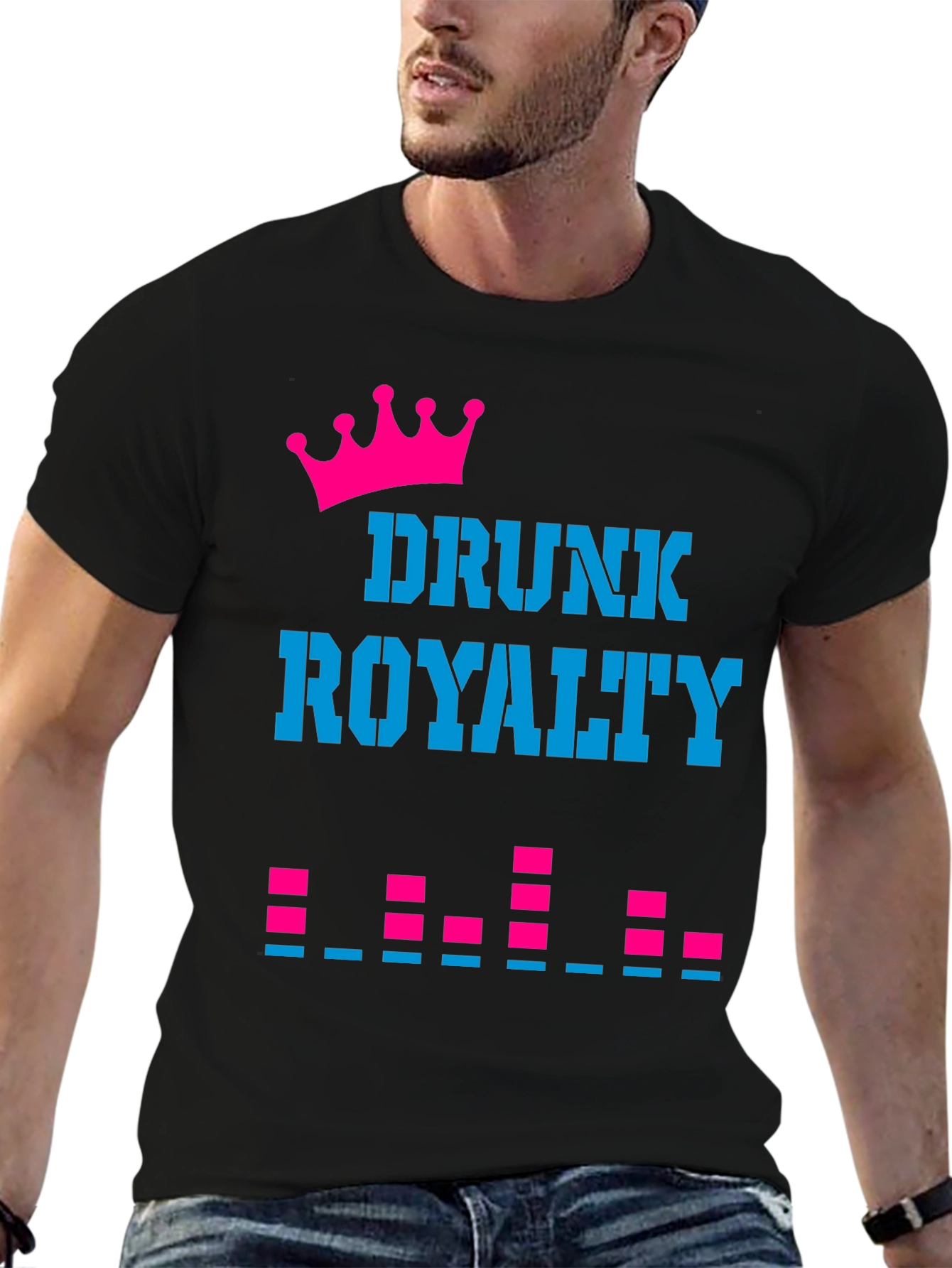 Drunk Royalty Graphic Tee - Party Shirt