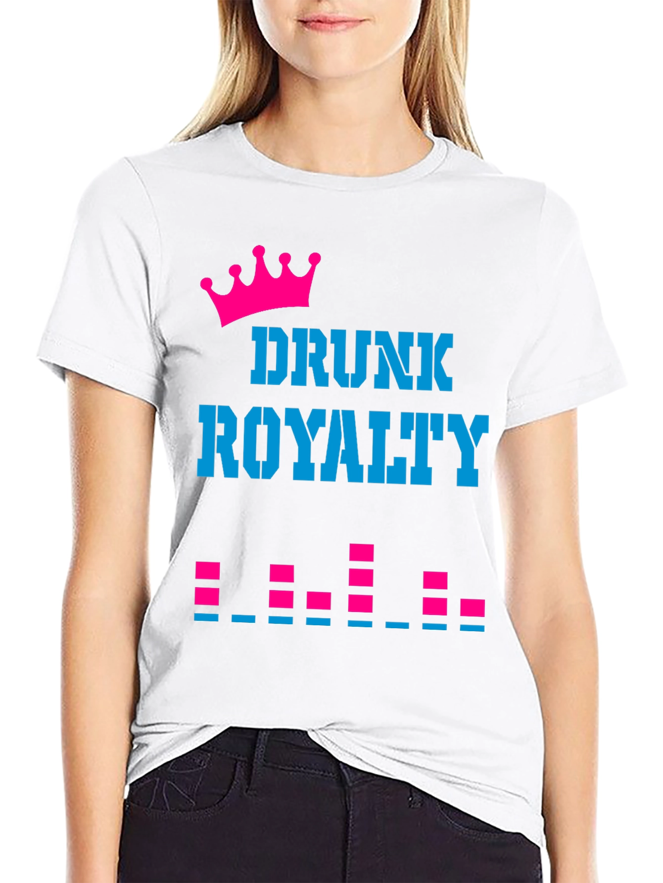 Drunk Royalty Graphic Tee - Party Shirt