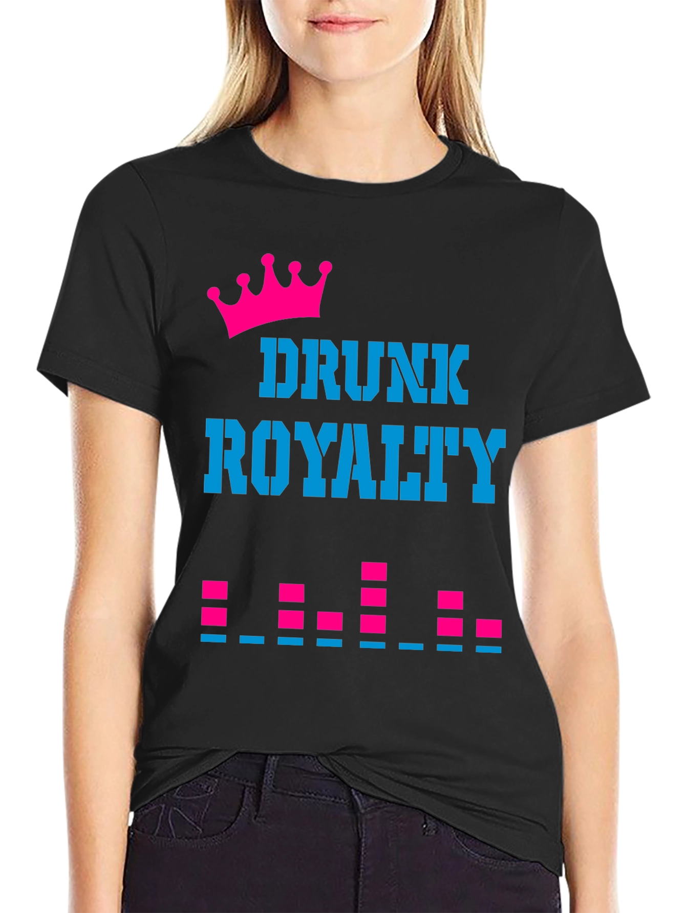 Drunk Royalty Graphic Tee - Party Shirt