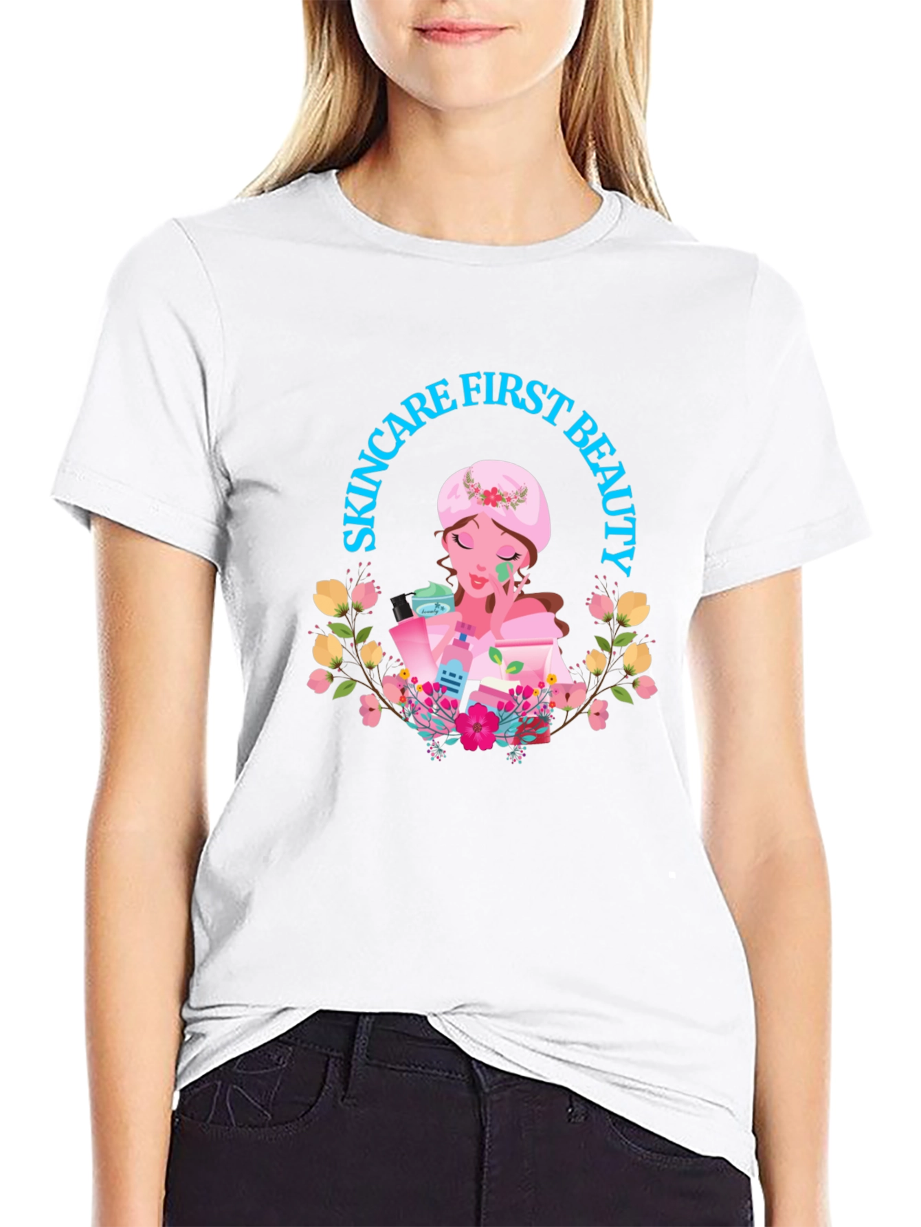 Skincare First Beauty Graphic Tee