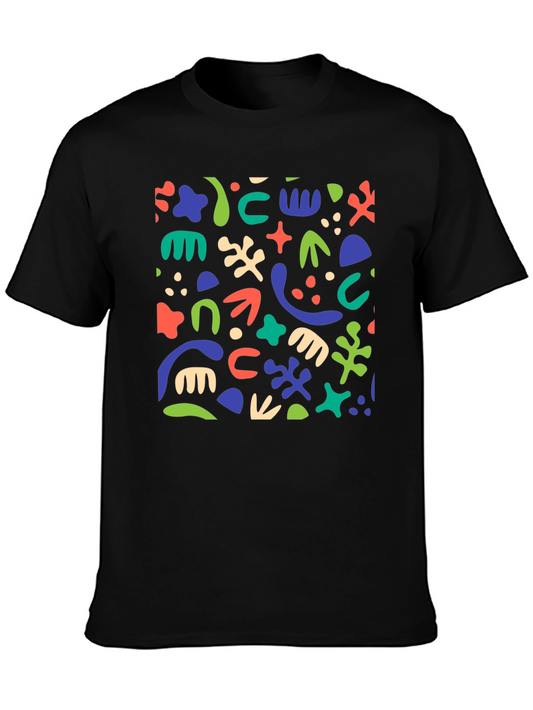 Abstract Art Black T-Shirt