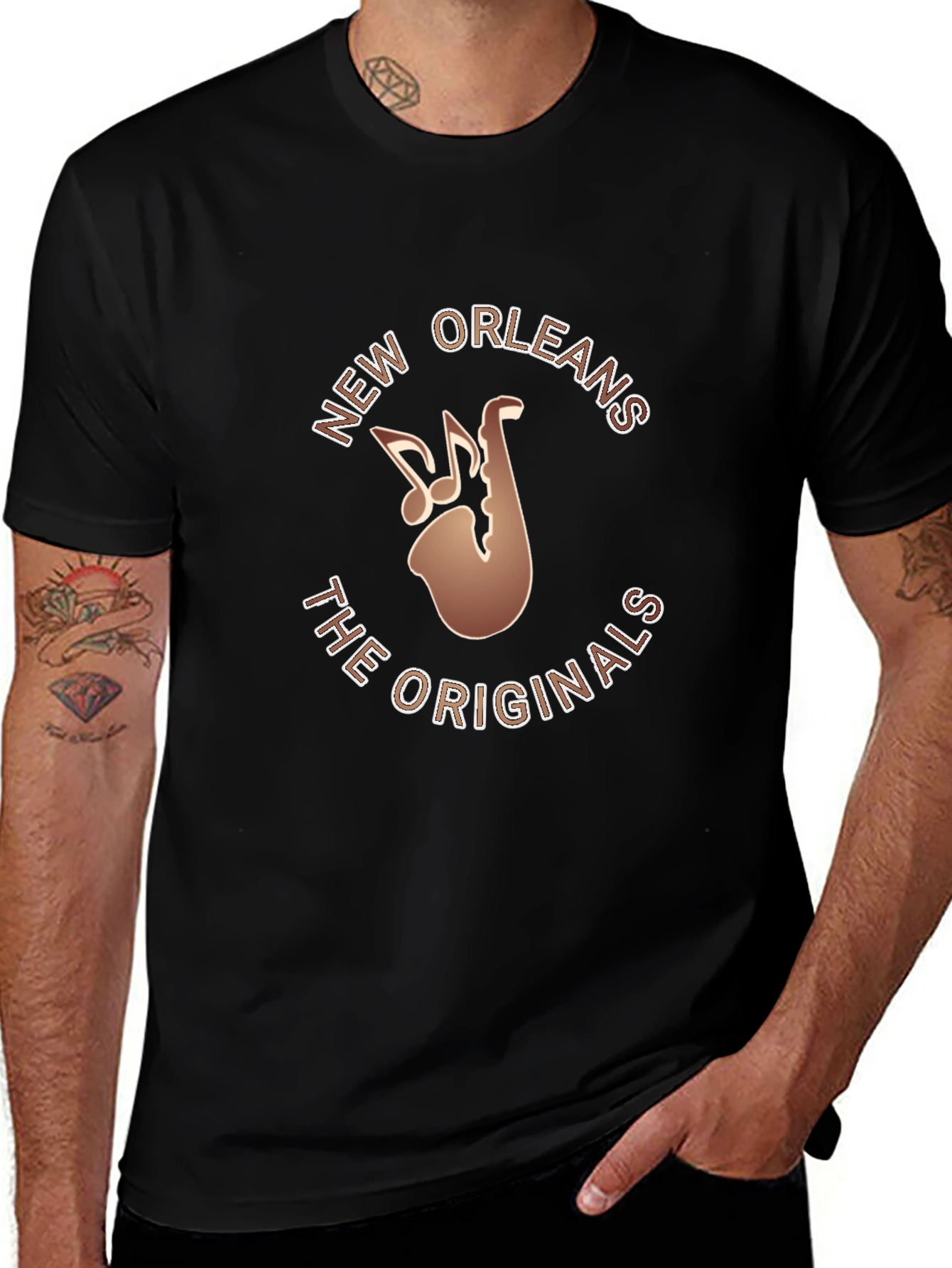 New Orleans Music Originals Black Graphic Tee