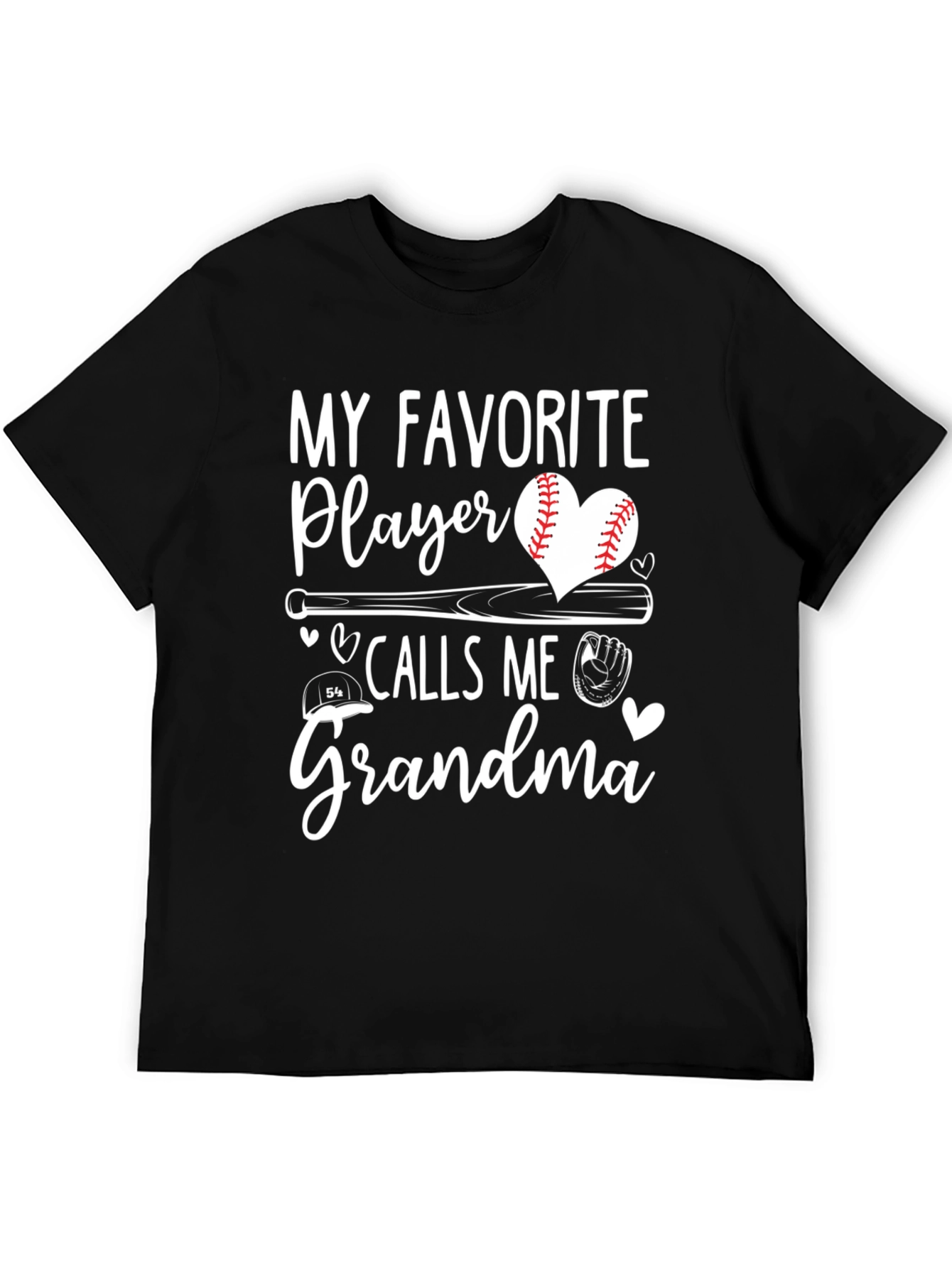 My Favorite Player Calls Me Grandma Baseball T-Shirt