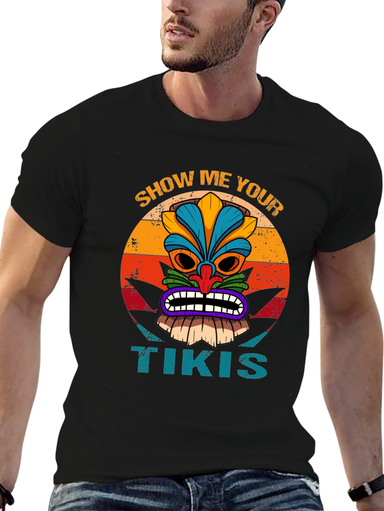 Show Me Your Tikis T-Shirt - Tropical Style