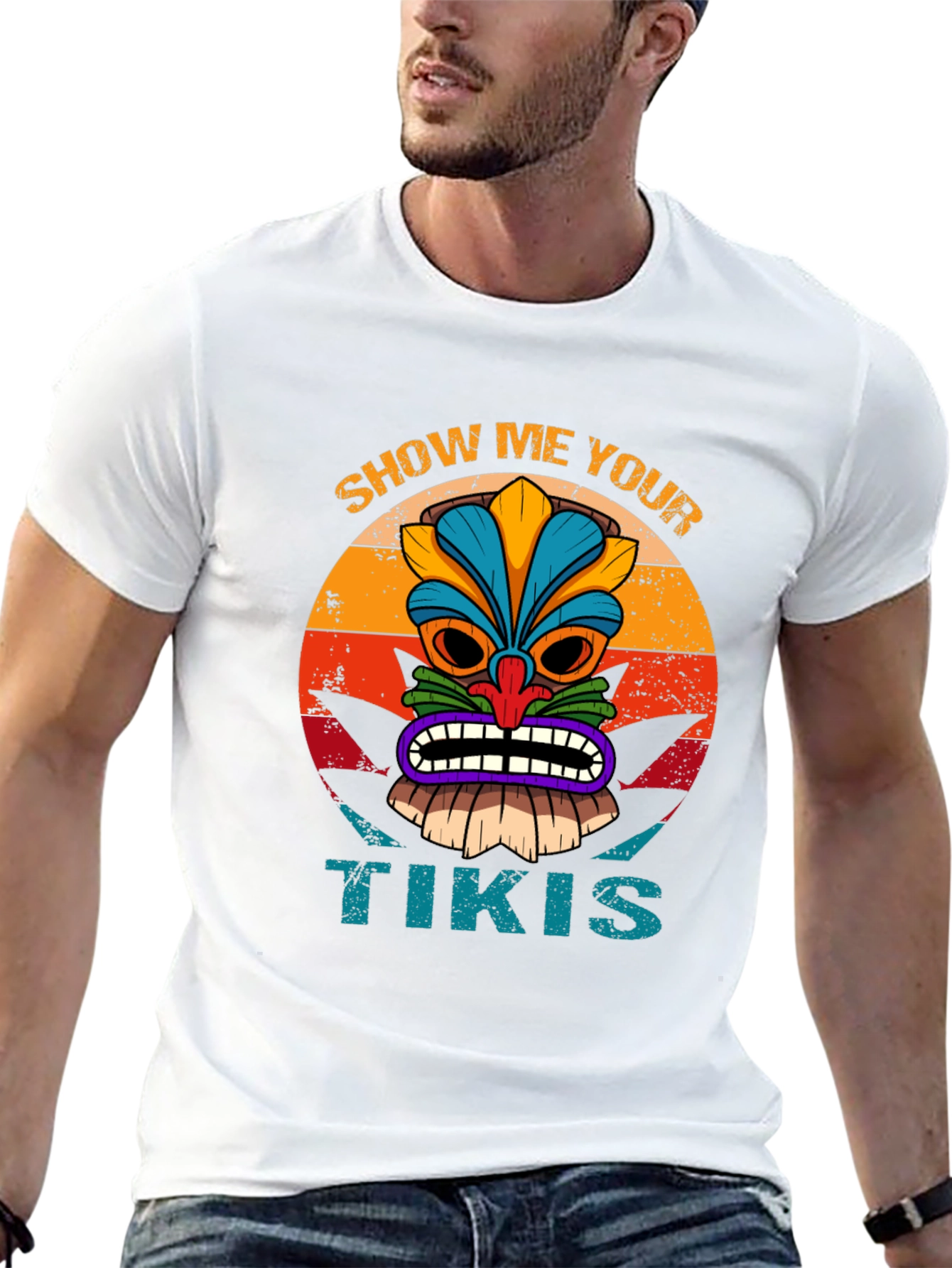 Show Me Your Tikis T-Shirt - Tropical Style