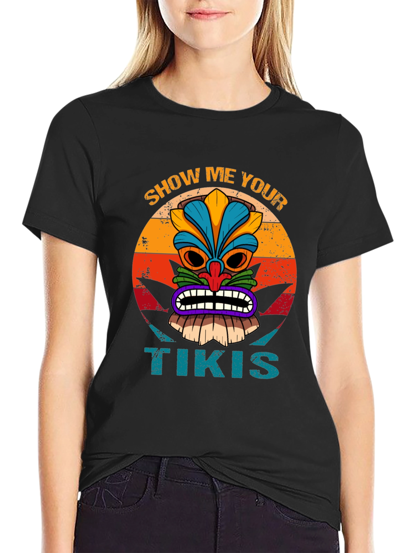 Show Me Your Tikis T-Shirt - Tropical Style