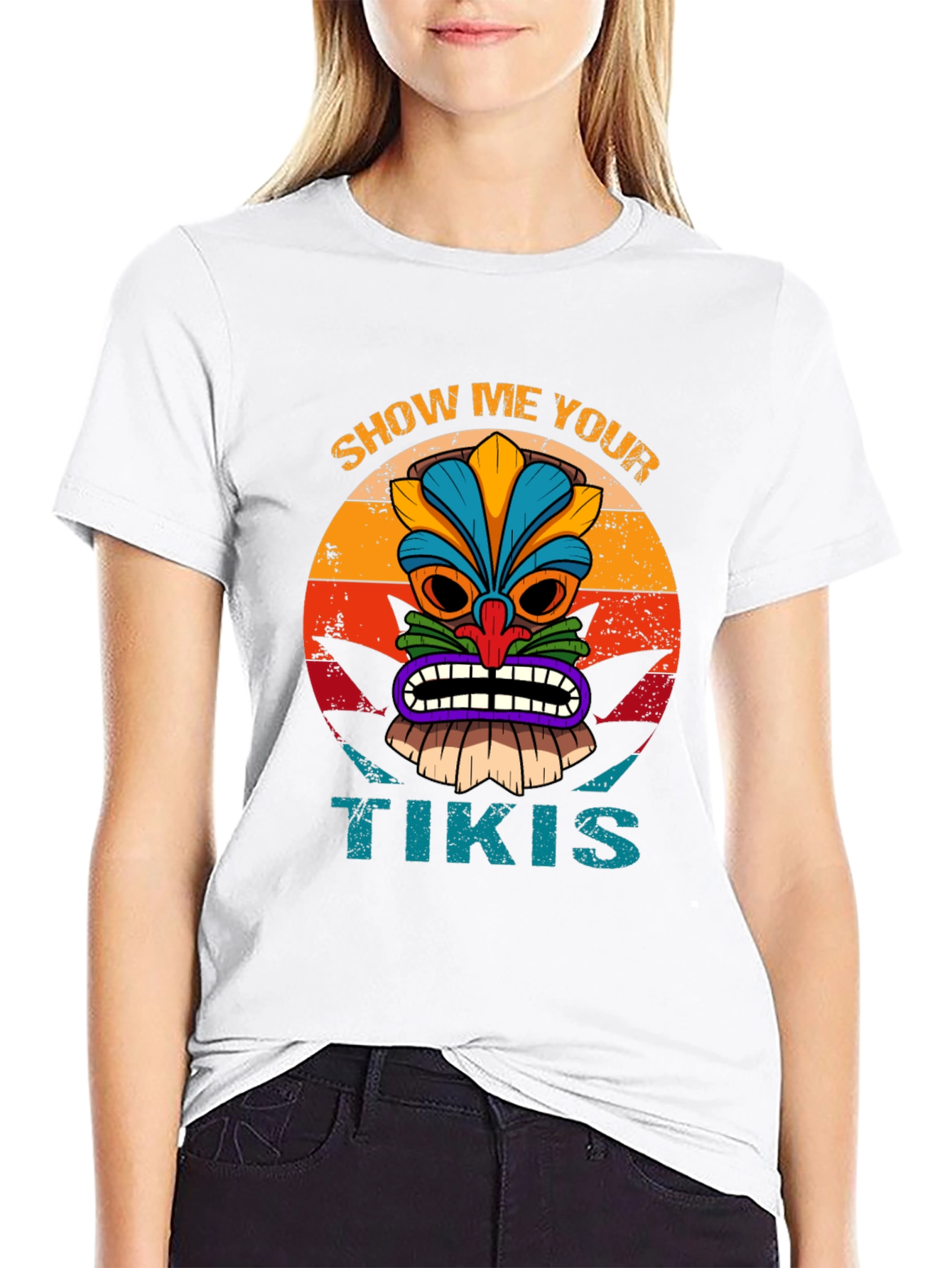 Show Me Your Tikis T-Shirt - Tropical Style