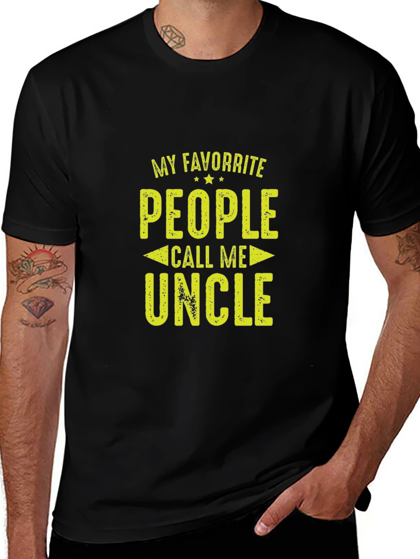 My Favorite People Call Me Uncle Graphic Tee