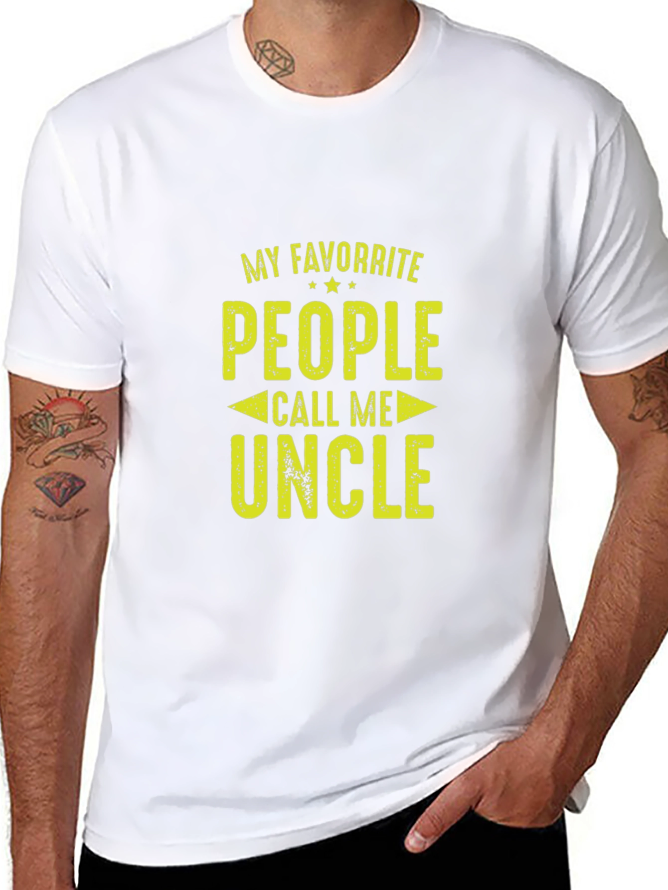 My Favorite People Call Me Uncle Graphic Tee