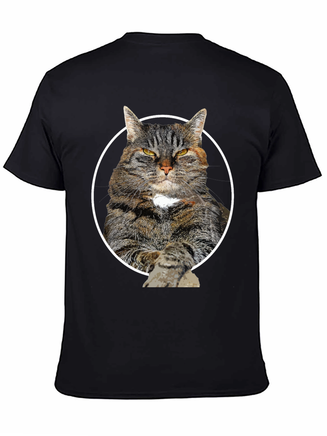 Cool Cat Graphic Tee - Unisex Black T-Shirt