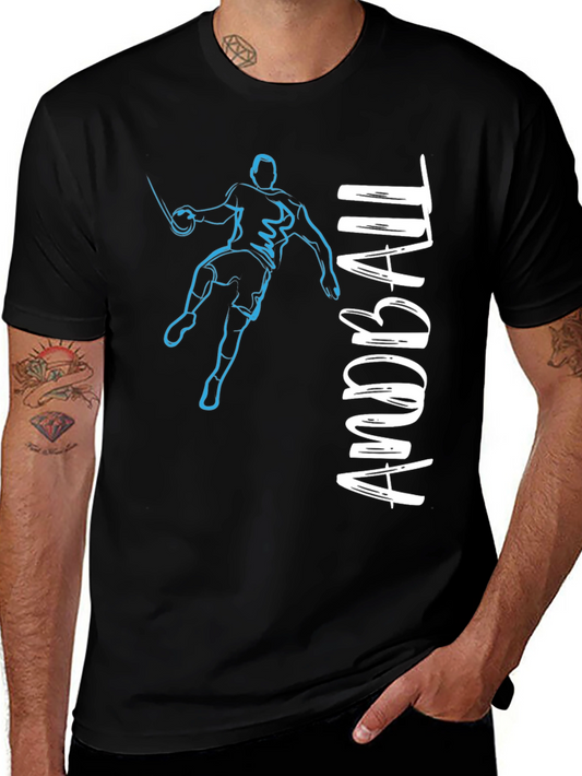 Handball Player Graphic Tee