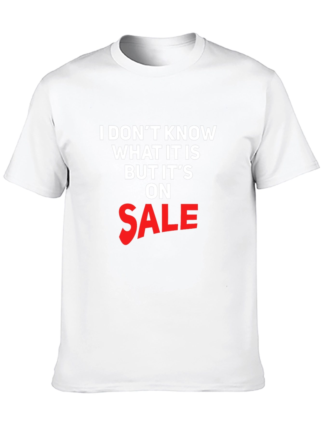 Funny On Sale Graphic T-Shirt - Black