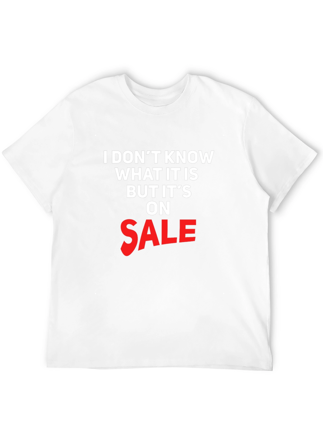 Funny On Sale Graphic T-Shirt - Black