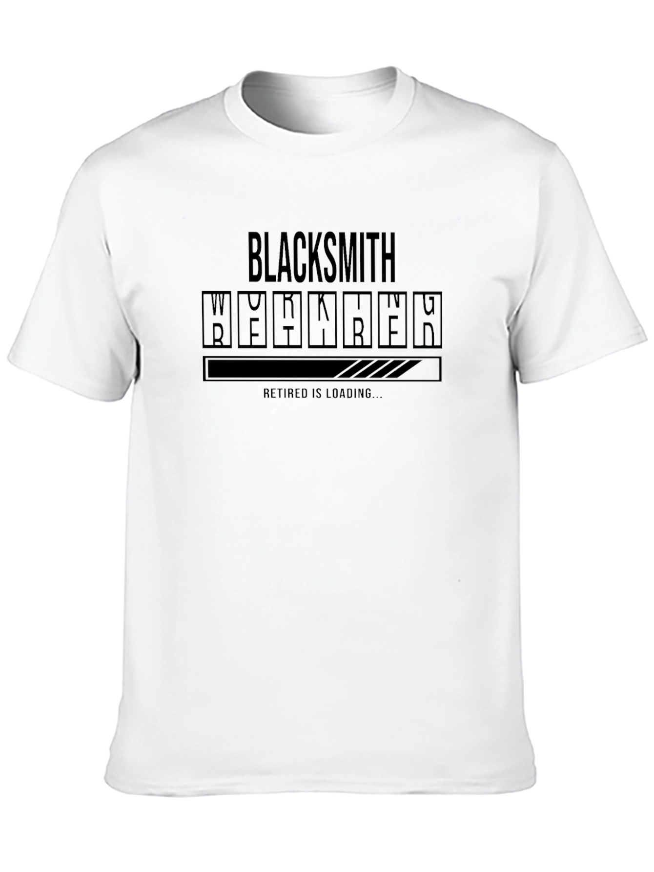 Blacksmith Retired Loading Funny T-Shirt