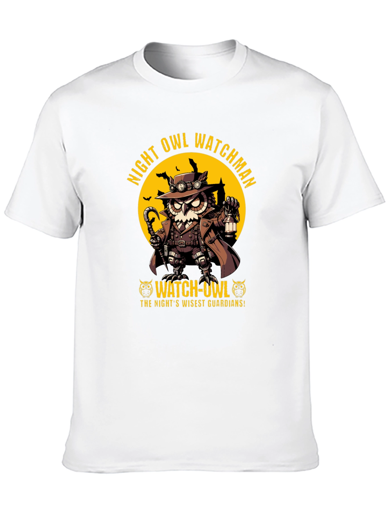 Night Owl Watchman Graphic T-Shirt