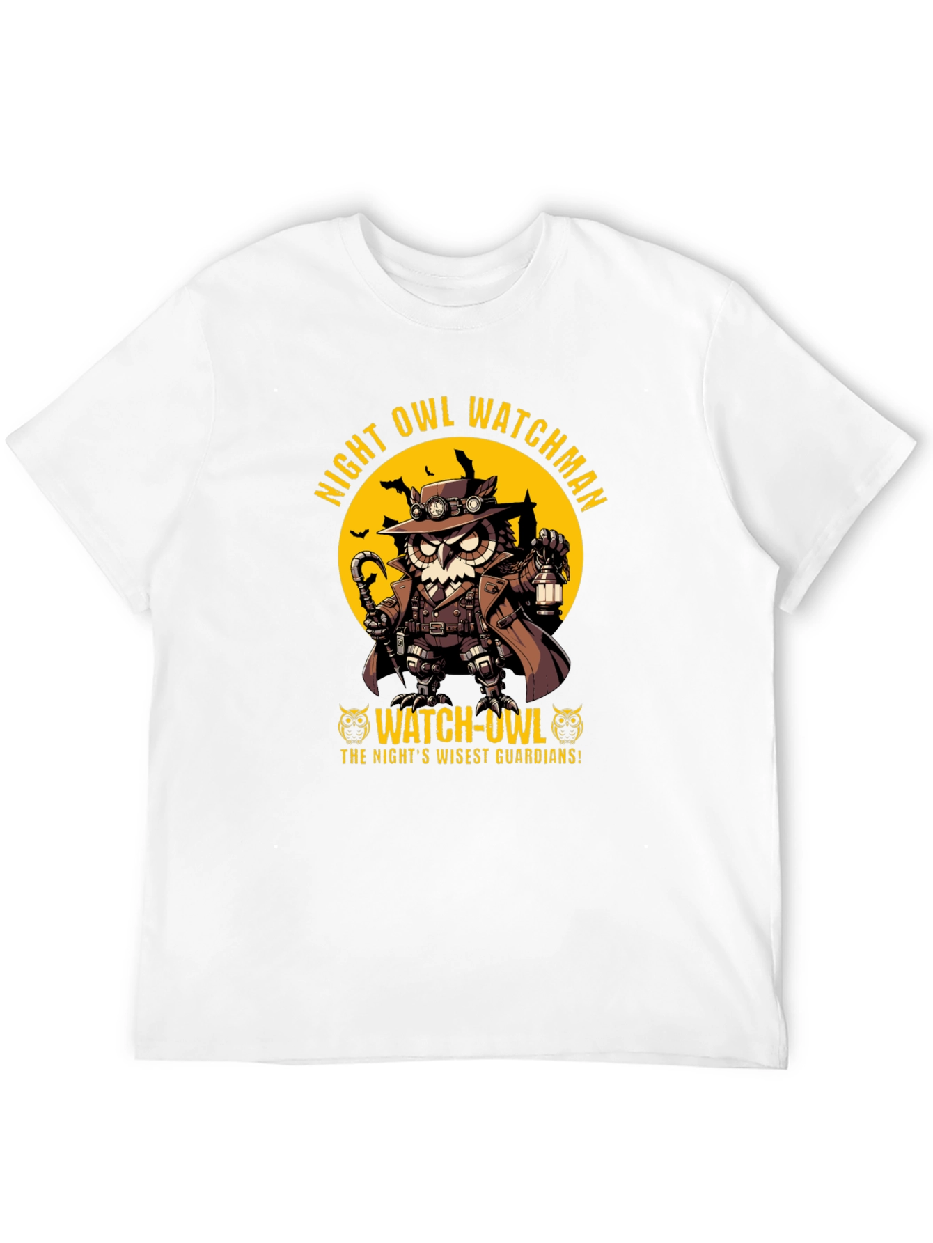 Night Owl Watchman Graphic T-Shirt