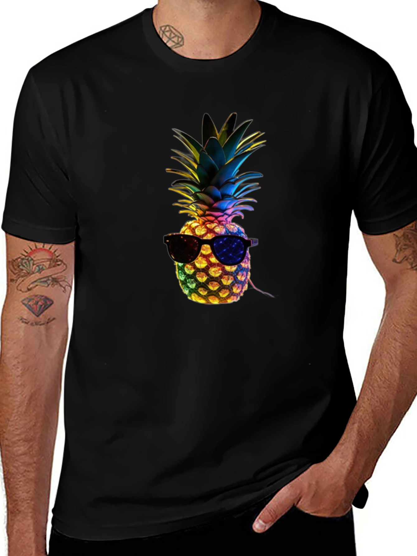 Cool Pineapple Graphic Tee