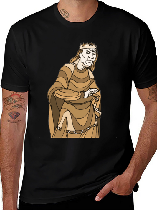 King Graphic Black T-Shirt