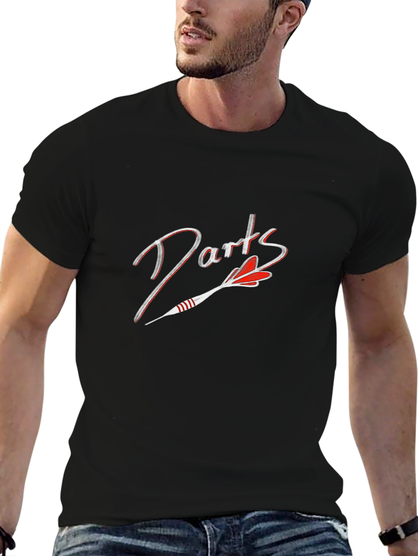 Darts Graphic Tee - Black