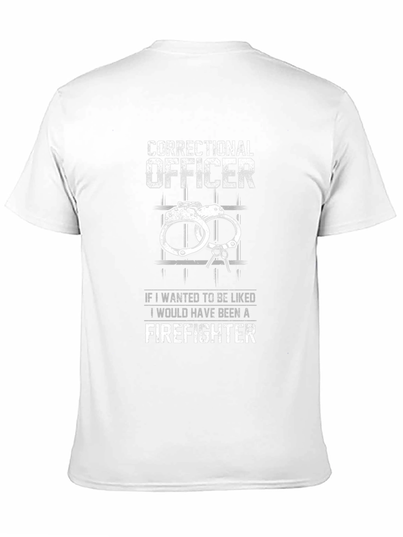 Correctional Officer Firefighter Graphic T-Shirt