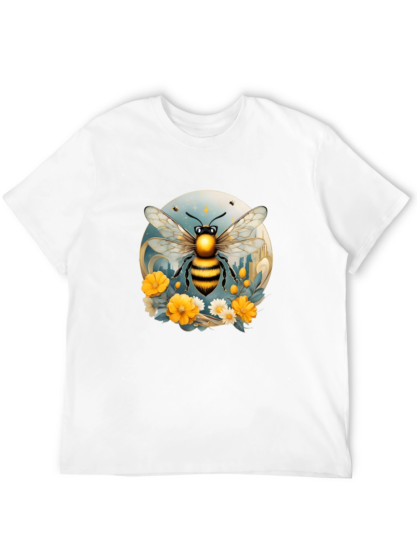 Bee Graphic Black T-Shirt