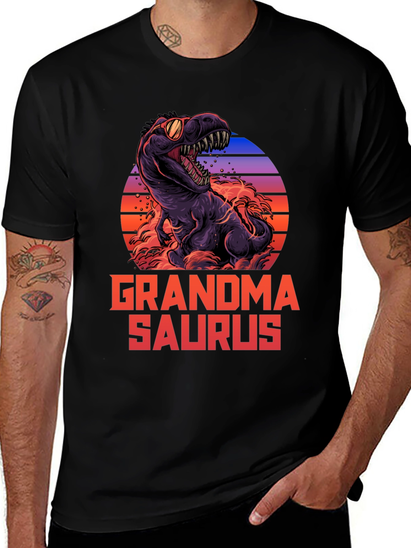Grandmasaurus T-Shirt - Dinosaur Graphic Tee