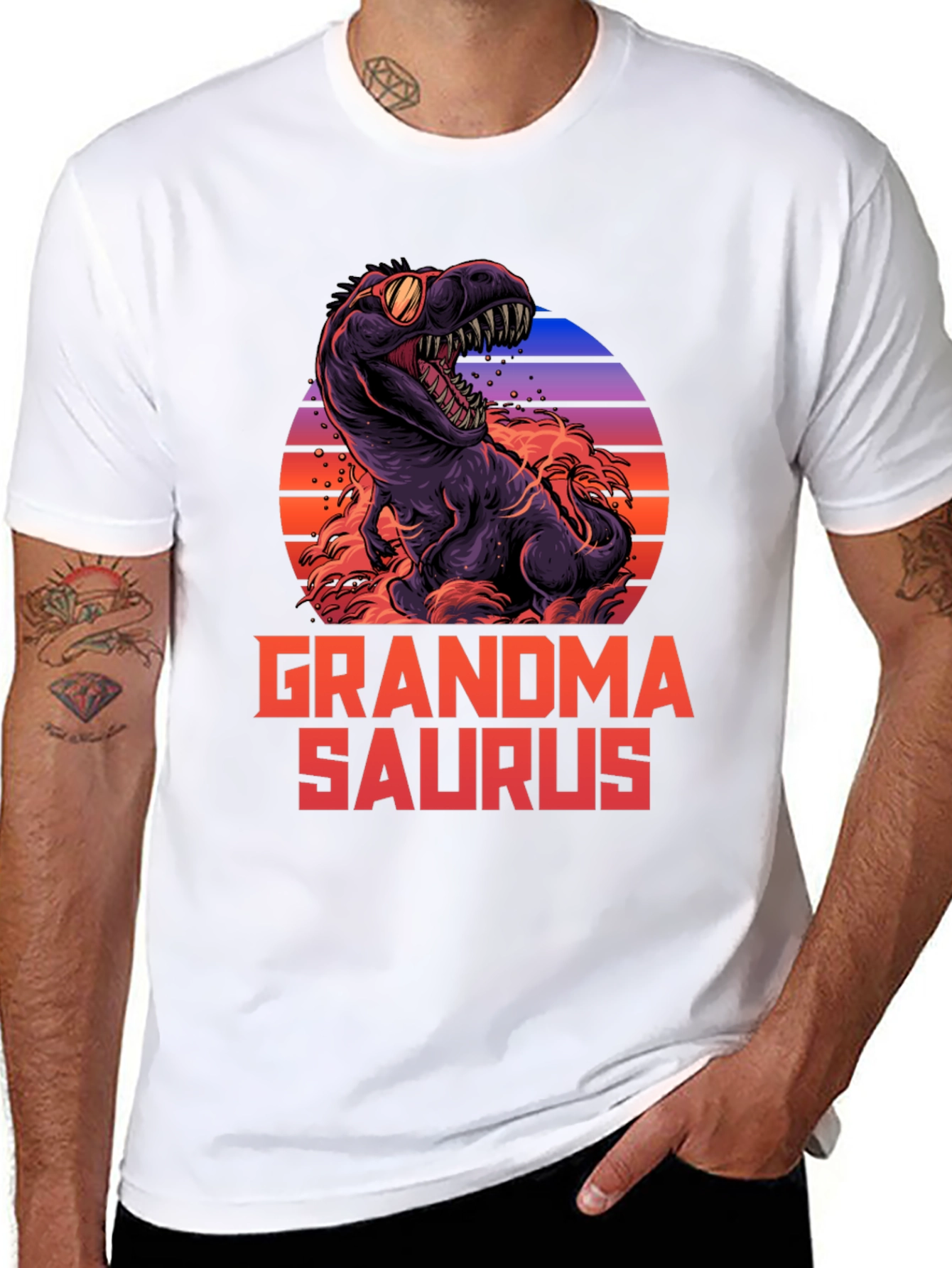 Grandmasaurus T-Shirt - Dinosaur Graphic Tee