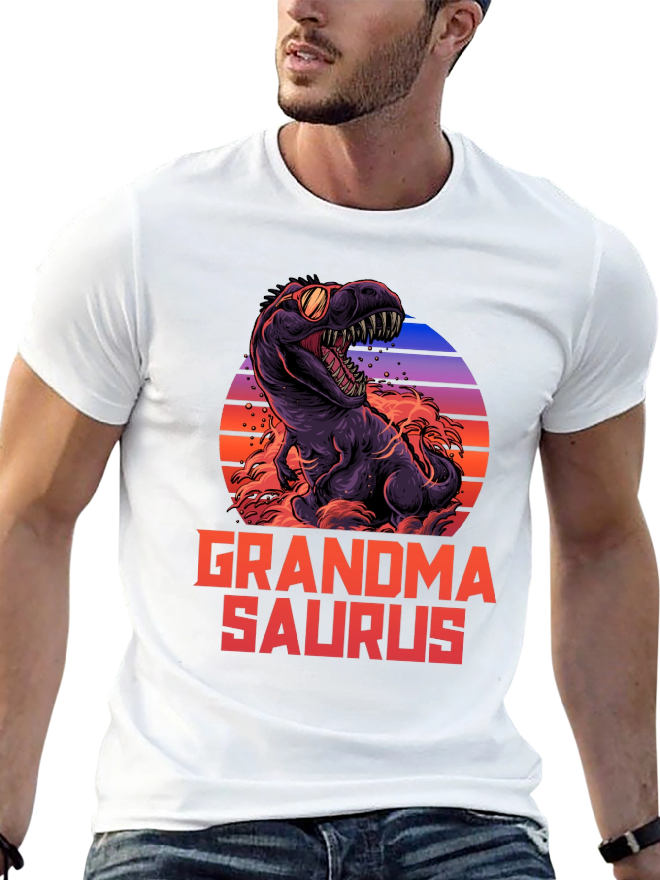 Grandmasaurus T-Shirt - Dinosaur Graphic Tee