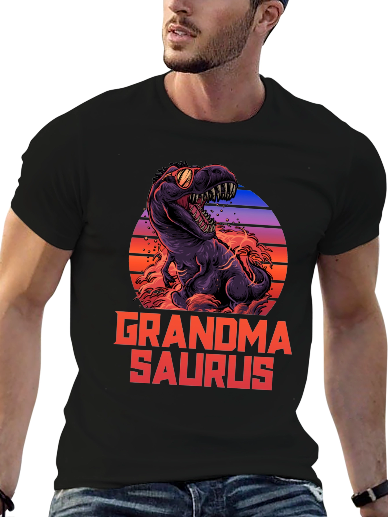 Grandmasaurus T-Shirt - Dinosaur Graphic Tee