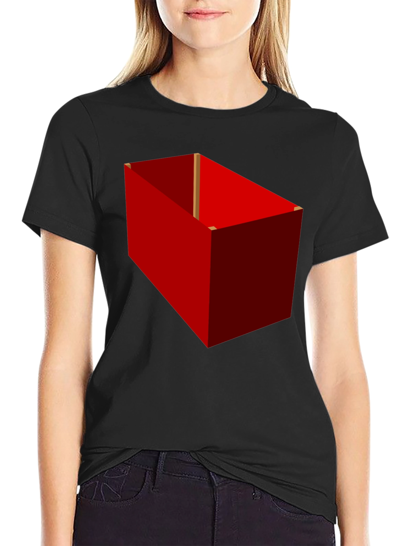 Red Box Graphic Tee - Unique Design