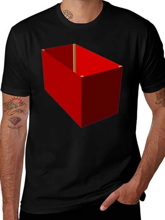 Red Box Graphic Tee - Unique Design