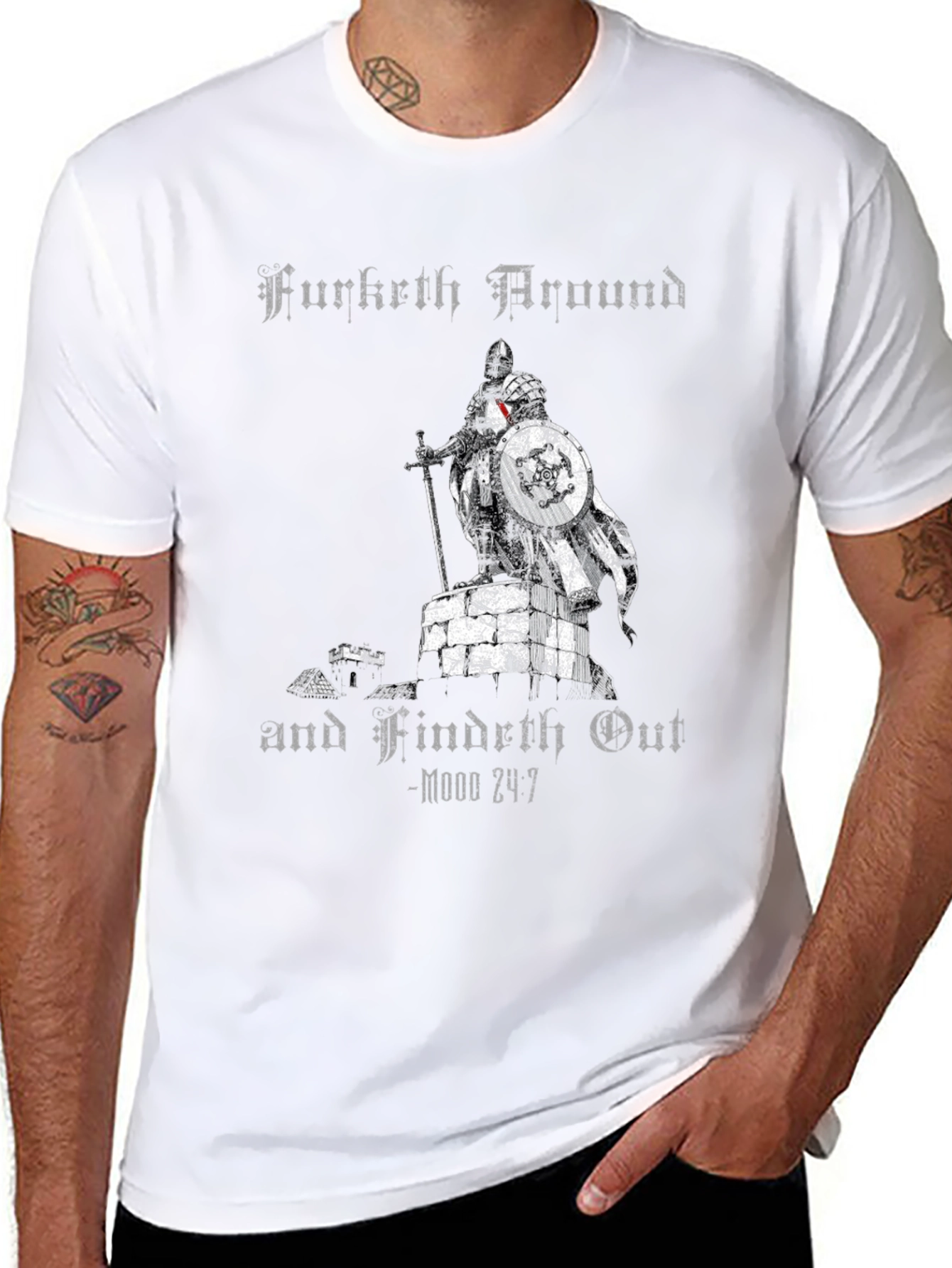 Furktth Around and Findth Out Black T-Shirt