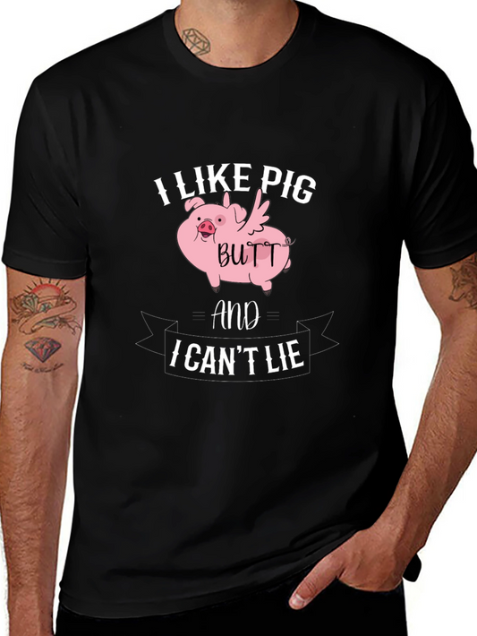 I Like Pig Butt T-Shirt Funny Novelty Tee