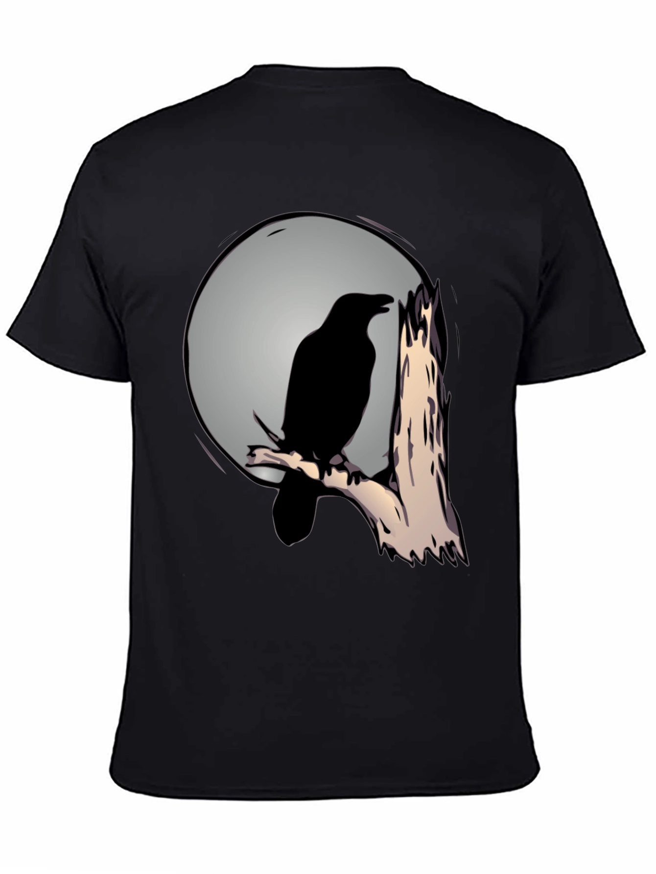 Raven Moon T-Shirt - Mens Graphic Tee