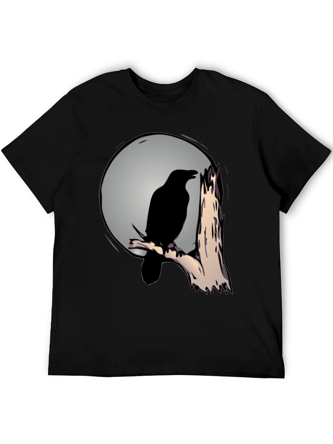 Raven Moon T-Shirt - Mens Graphic Tee