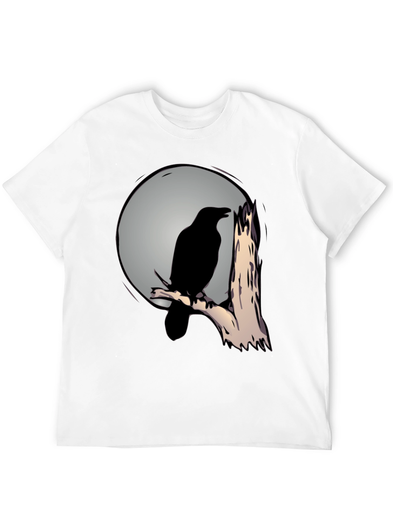 Raven Moon T-Shirt - Mens Graphic Tee