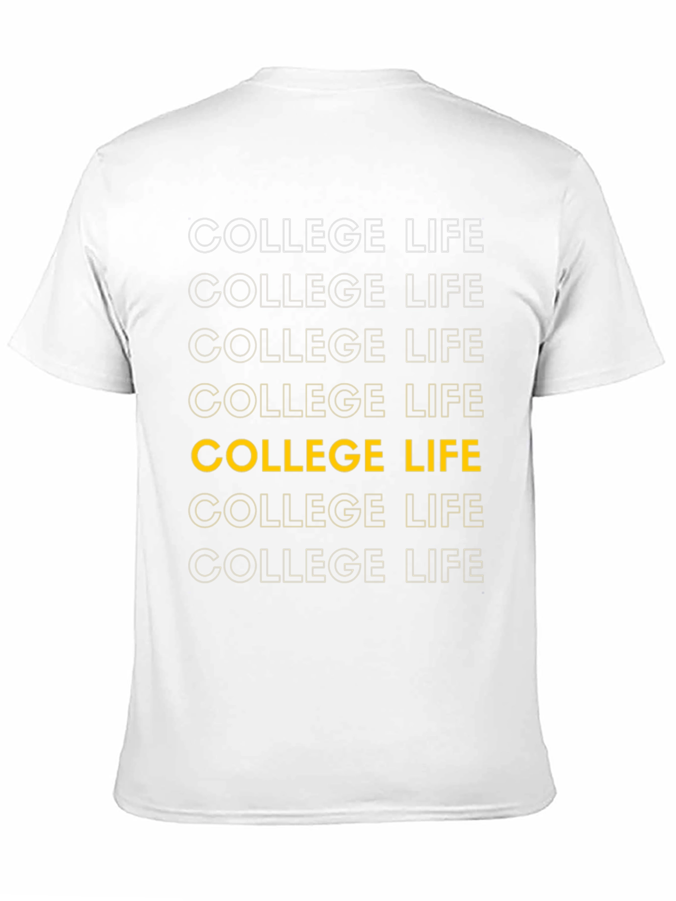 College Life Graphic Tee - Classic Design