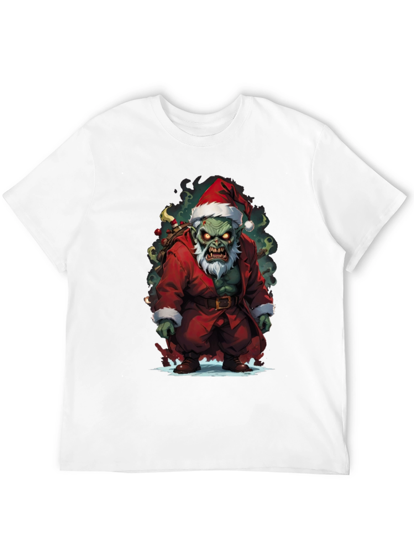 Zombie Santa Claus Graphic T-Shirt