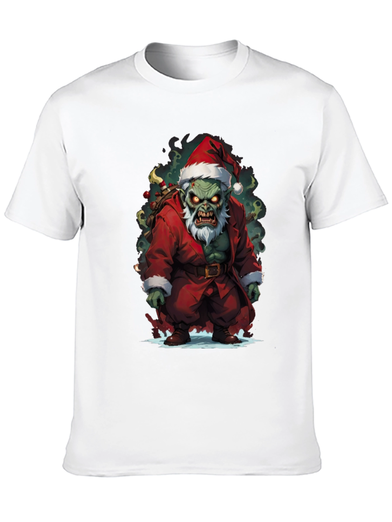 Zombie Santa Claus Graphic T-Shirt