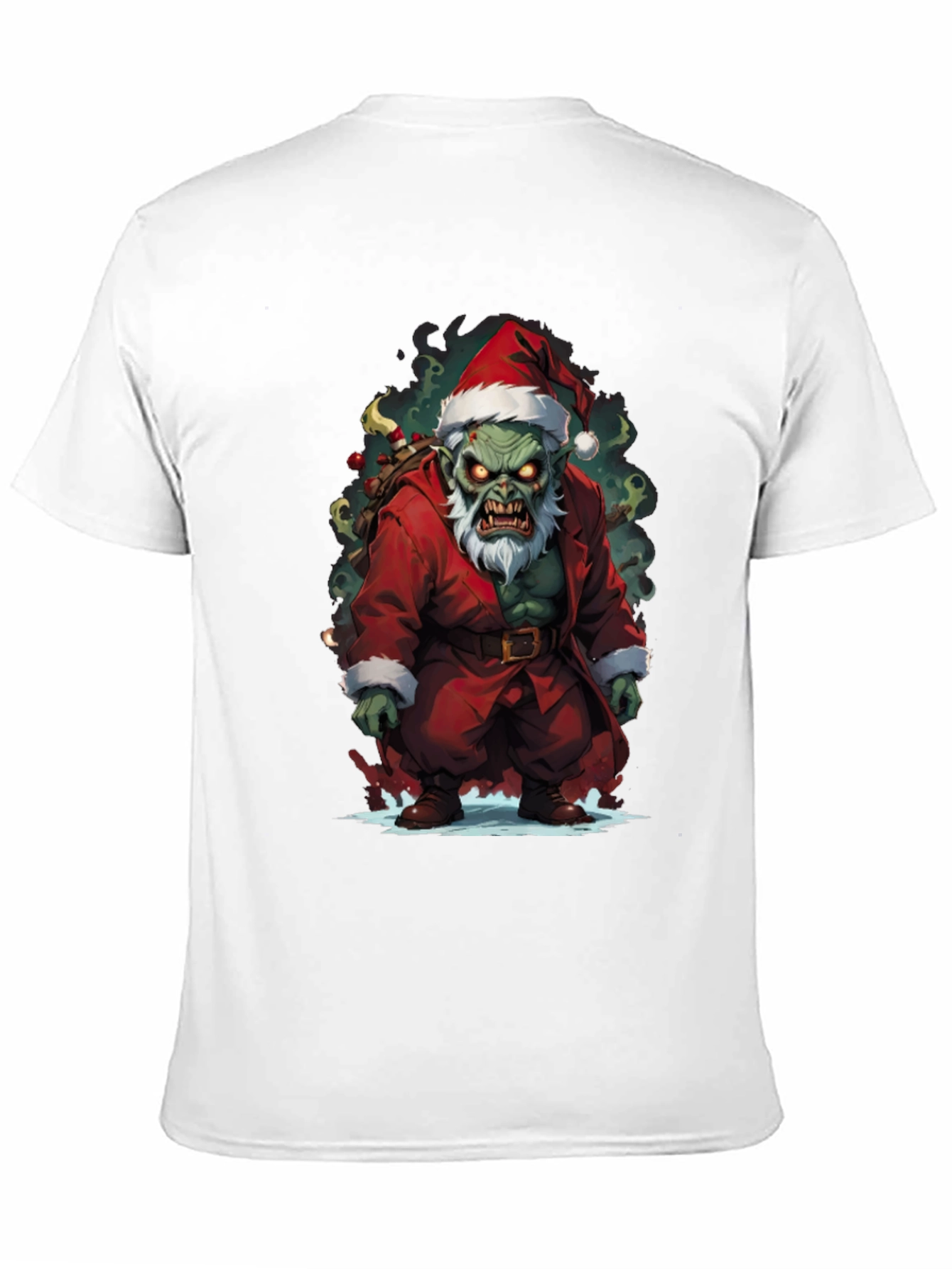 Zombie Santa Claus Graphic T-Shirt