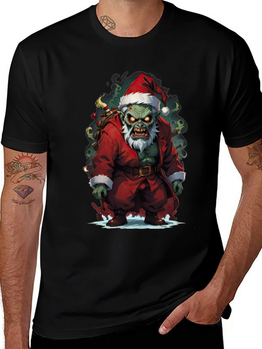 Zombie Santa Claus Graphic T-Shirt