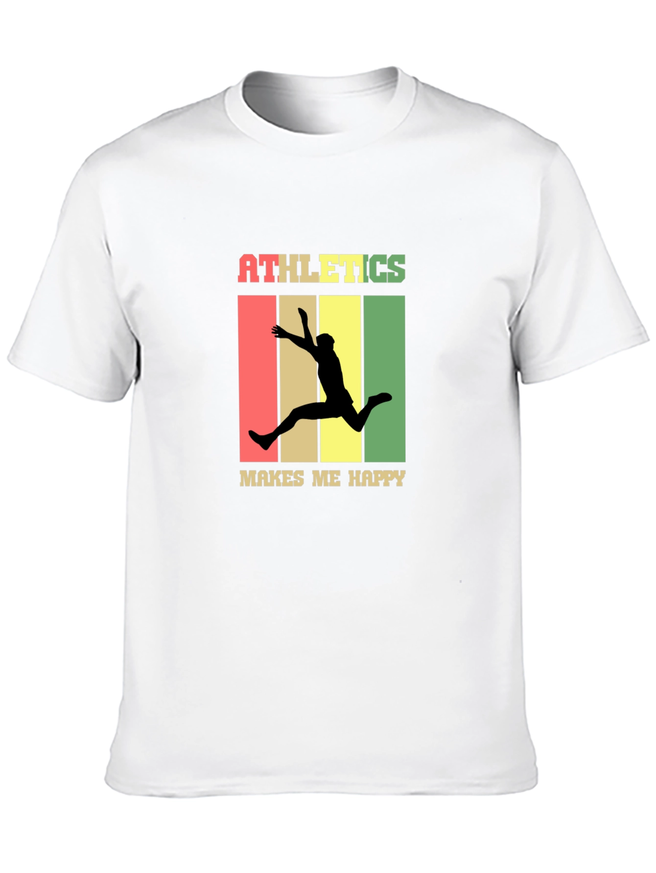 Athletics Makes Me Happy Graphic Tee