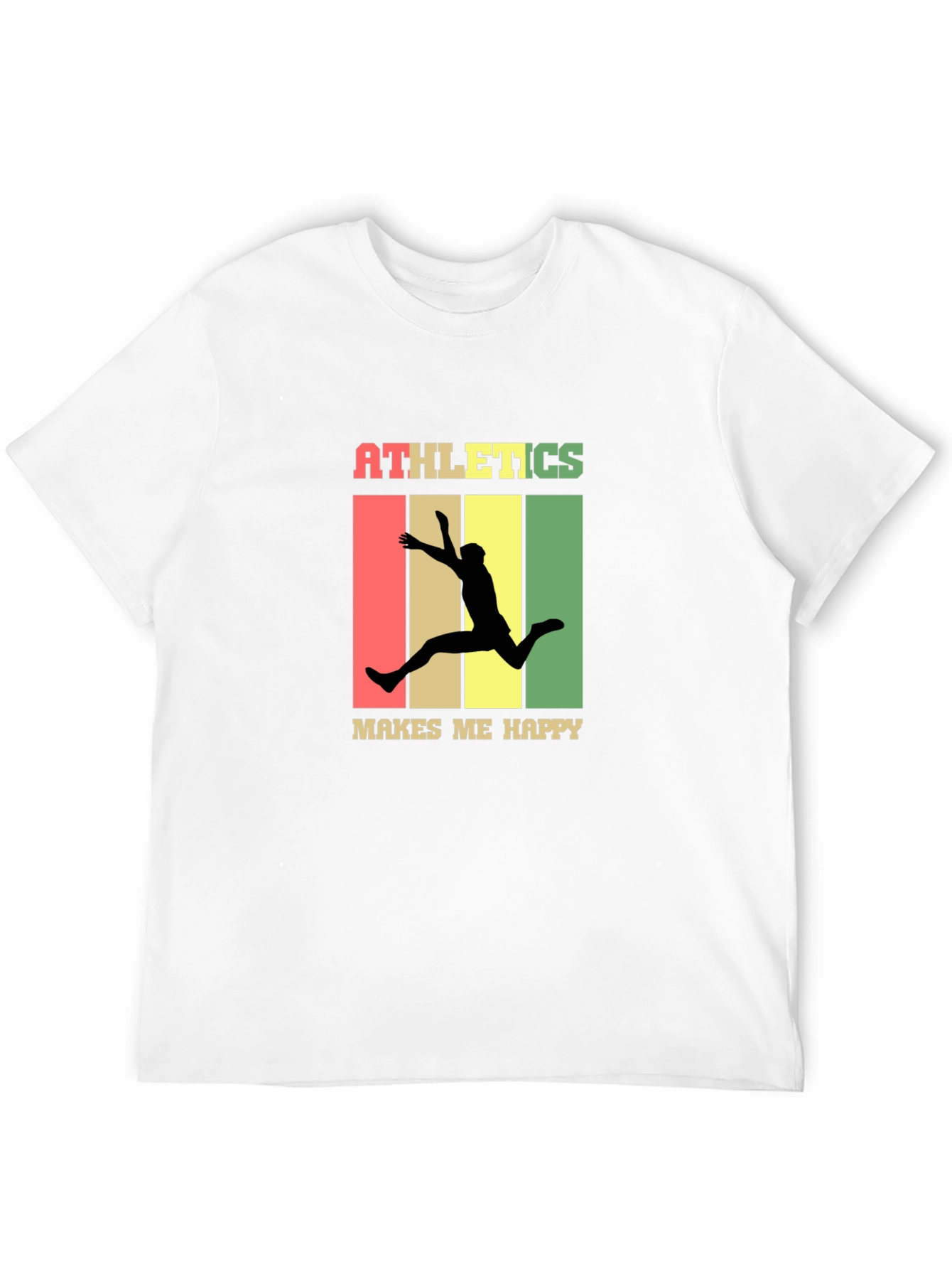 Athletics Makes Me Happy Graphic Tee