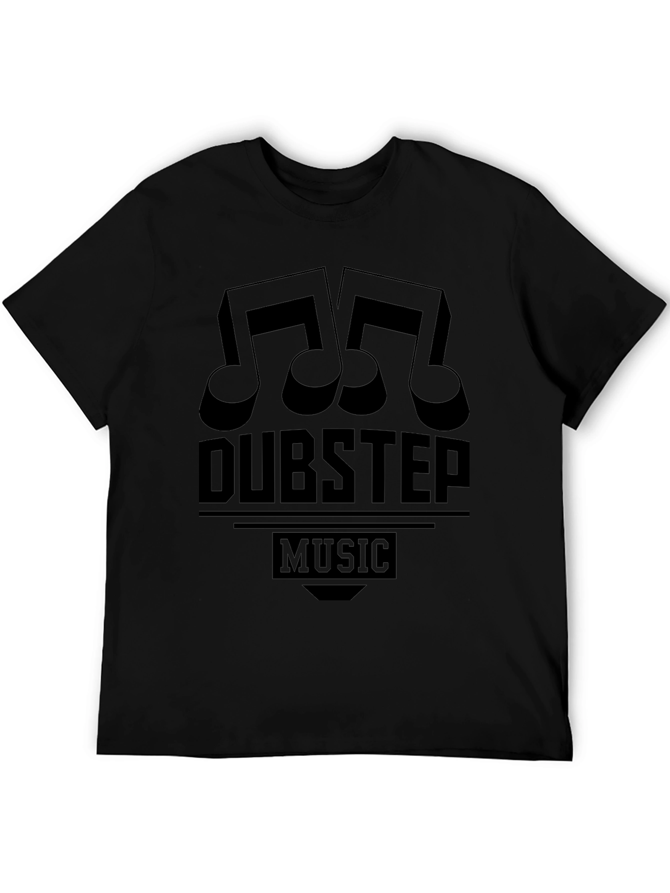 Dubstep Music Black Graphic T-Shirt