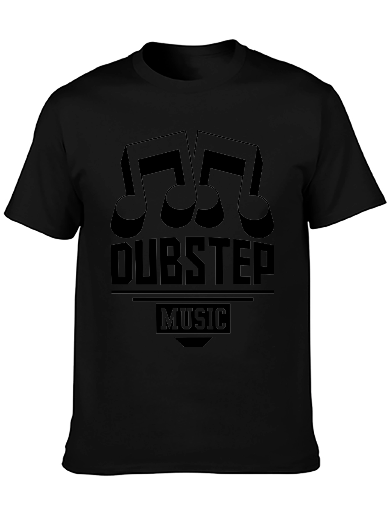 Dubstep Music Black Graphic T-Shirt
